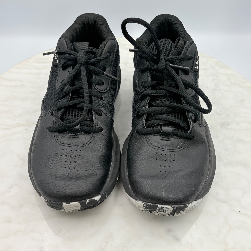 Under Armour Jet Basketball Shoes Kids Boys 4Y Black Excellent Athletic - Picture 3 of 8